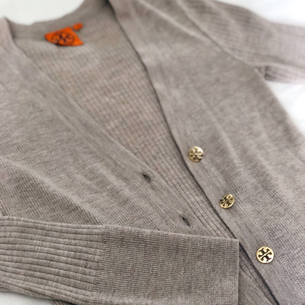 Beige Tory Burch Cardigan
